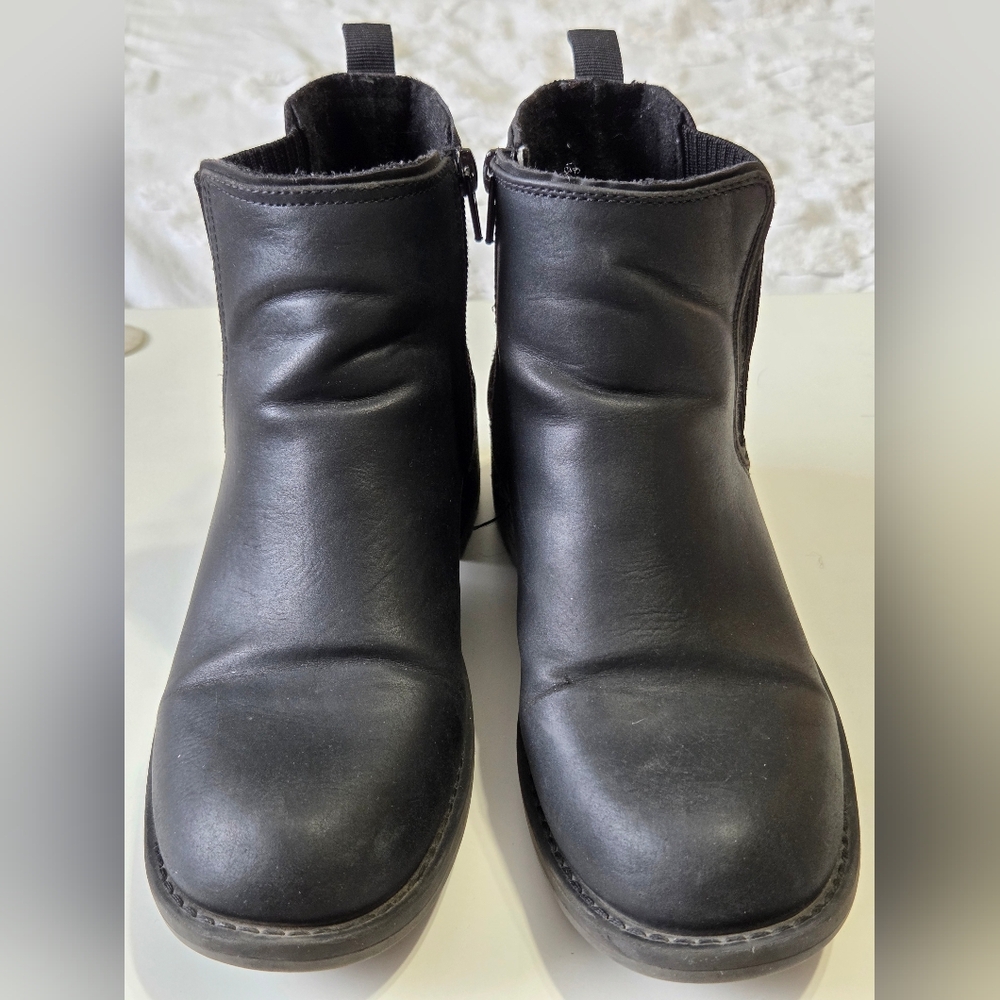 Black Chelsea Boot -Siren-Softmoc US 7/37 Inside Zip Elastic Utility Streetwear - Picture 3 of 13